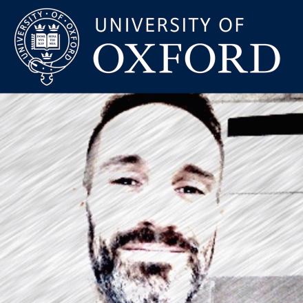 Chris Beard face with University banner