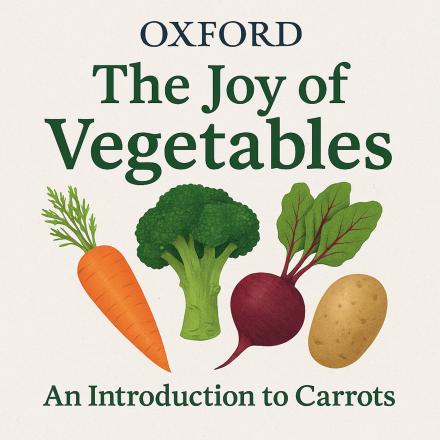 AI image of vegetables and the series title